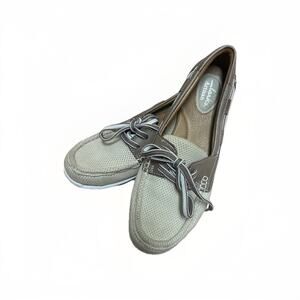 Clarks Artisan Womens Boat Shoes Flats Size 6 M Brown Leather Comfort Casual